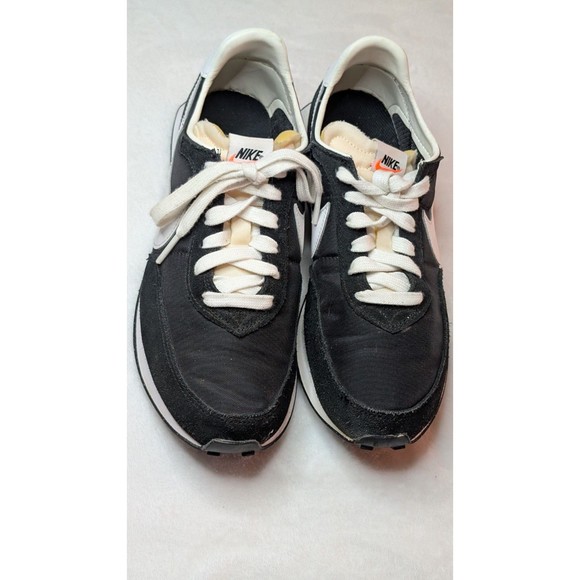 Nike Waffle Trainer 2 YTH Sz. 7 Athletic Shoe BLK/WHT Unisex Sneaker #DC6477-001 - Picture 3 of 16